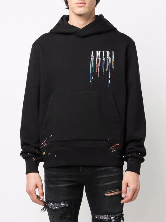 Amiri Paint Drip Hoodie