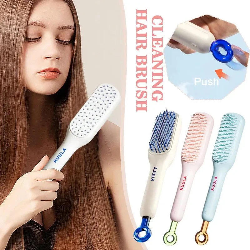 KUULA The Self-Cleaning Anti-Static Massage Comb