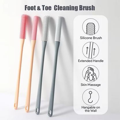 Toe gap cleaning brush