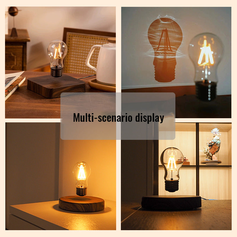 AuraFloat™: Magnetic levitation bulb night light