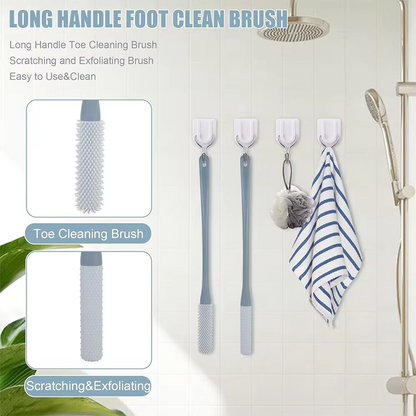 Toe gap cleaning brush