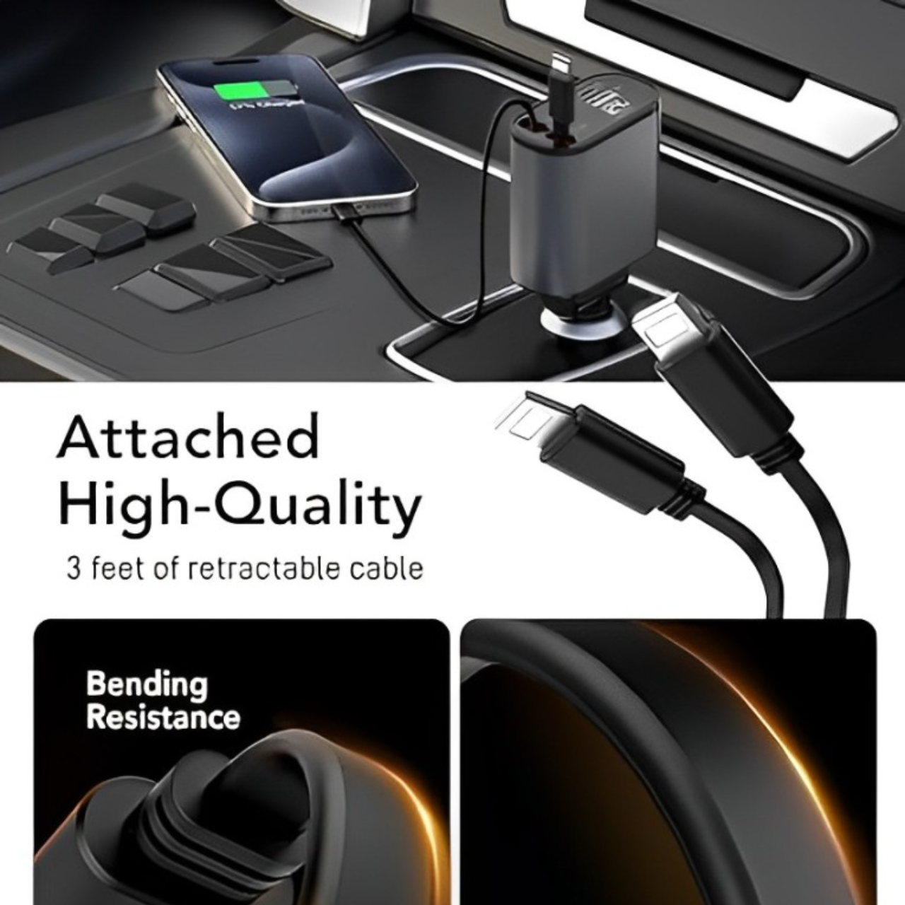 TECHZ™ - Retractable Car Charger