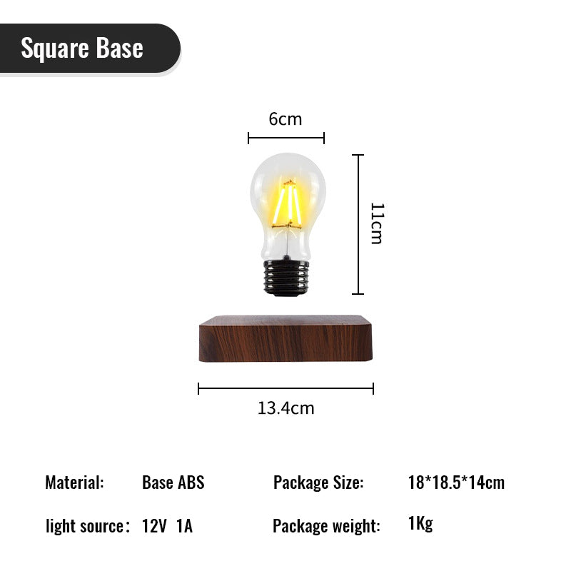 AuraFloat™: Magnetic levitation bulb night light