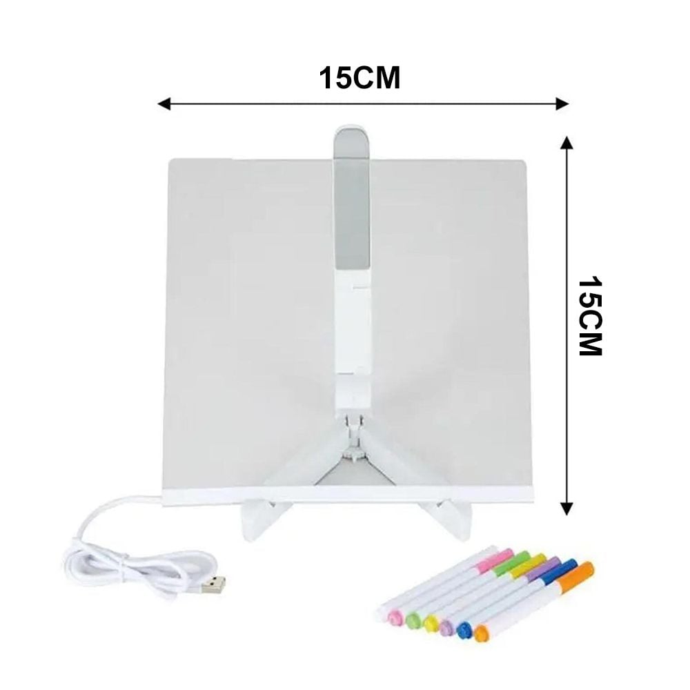 LED Acrylic Board with Colors - with 7 pen