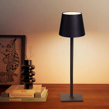 Koopie wireless LED table lamp| USB rechargeable + 3 levels dimmable