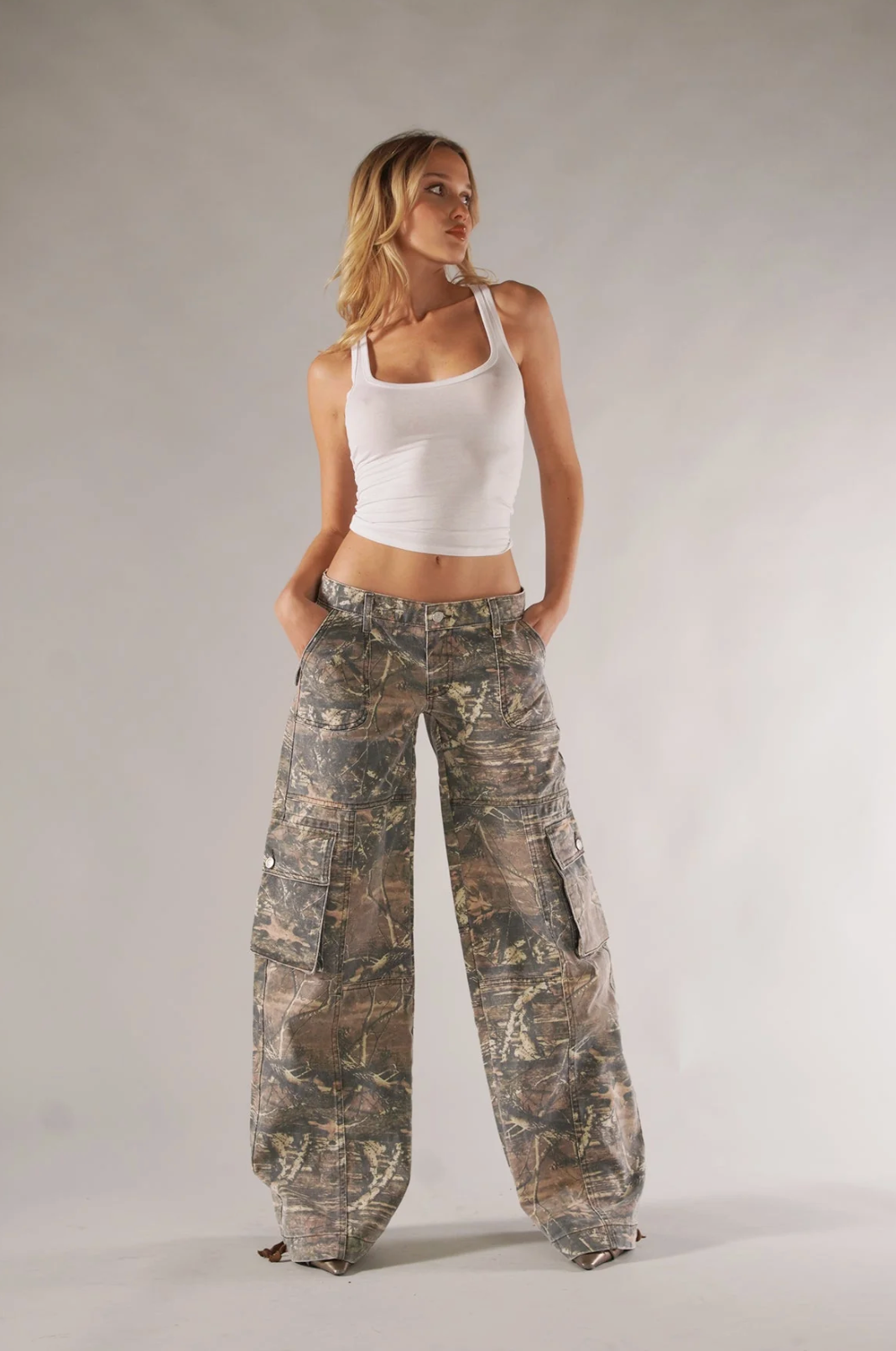 Unisex Camo Cargo Pants