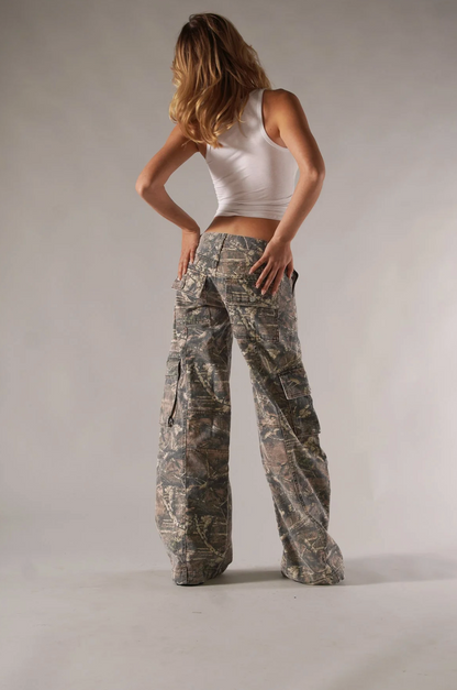 Unisex Camo Cargo Pants