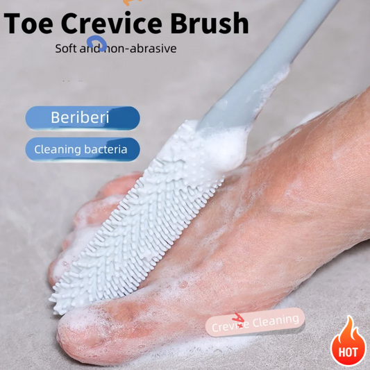 Toe gap cleaning brush