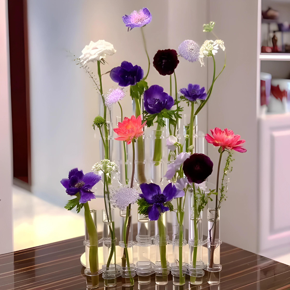 TwistTulip™ - Hinged flower glass vase