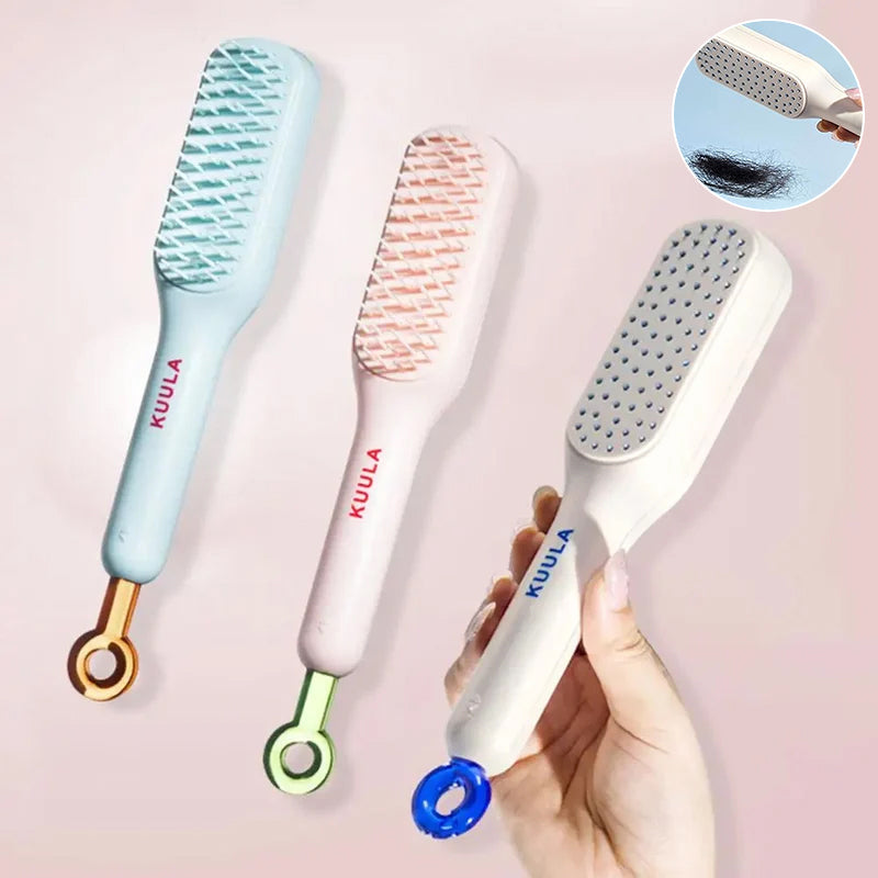 KUULA The Self-Cleaning Anti-Static Massage Comb