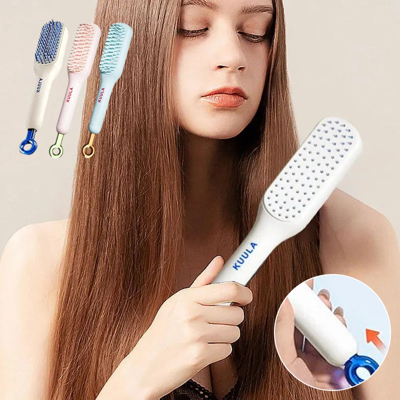 KUULA The Self-Cleaning Anti-Static Massage Comb