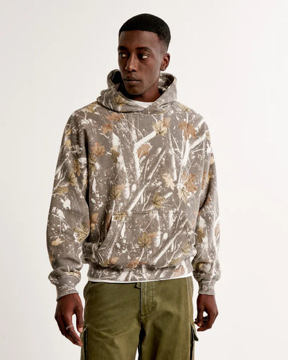 Unisex Oversized Camo Hoodie