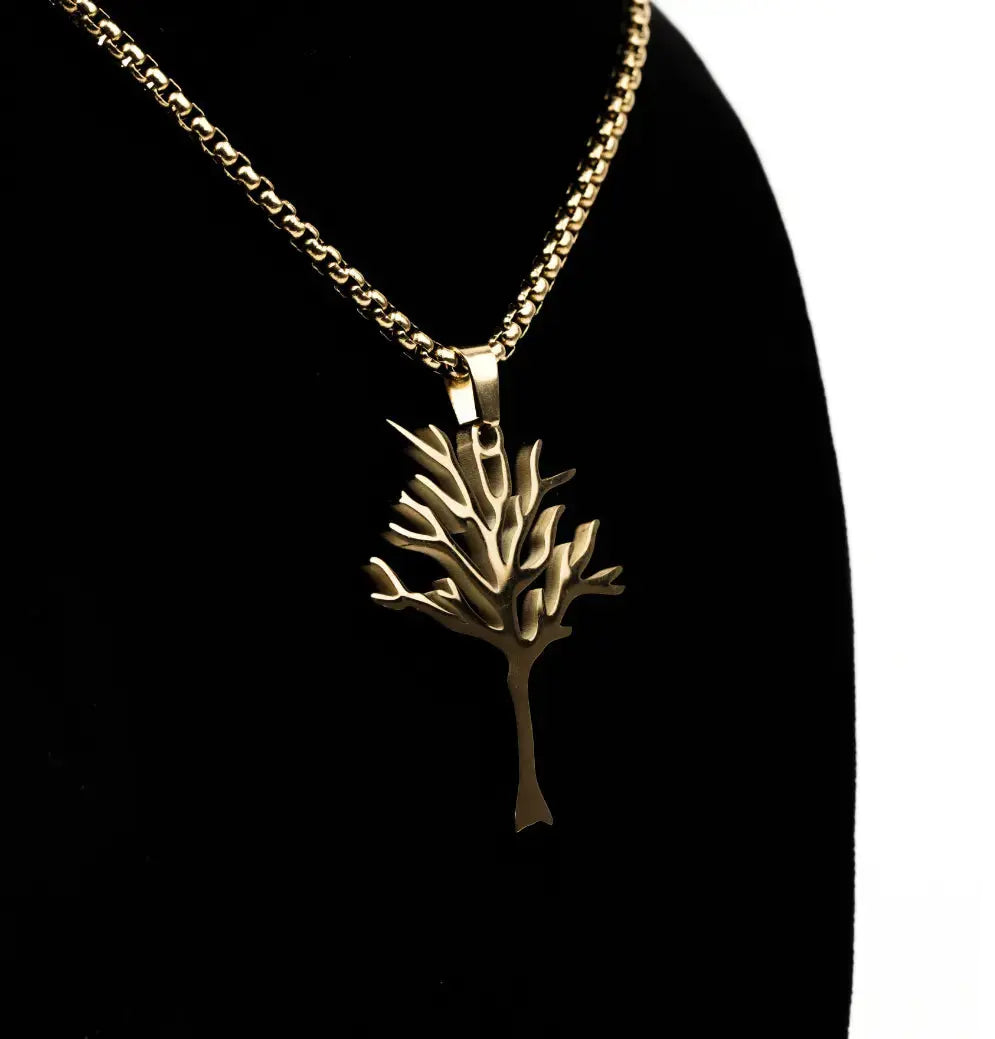 XXXTentacion Leafless Tree Necklace