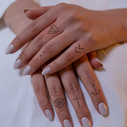 Symbol Finger Tattoos