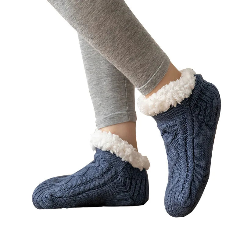 Warme pluche winterpantoffels 