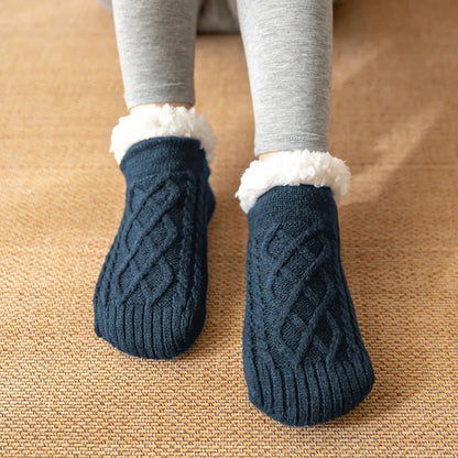 Warme pluche winterpantoffels 