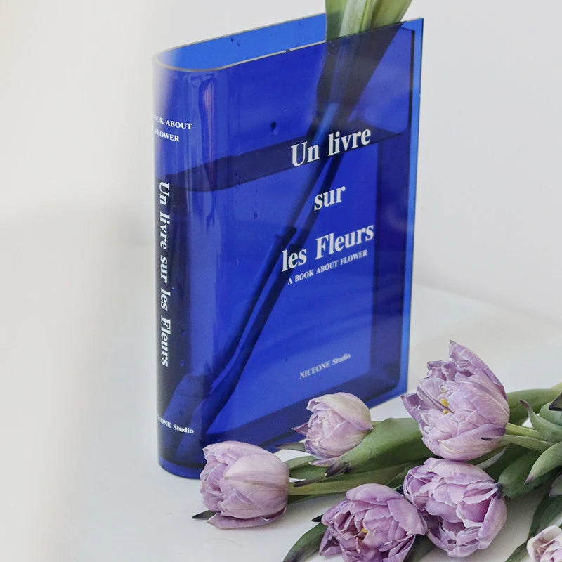 💕Bücher über Blumen – Büchervase 