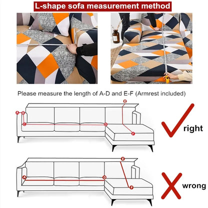 Elastischer, dicker Samt-Sofabezug, 1/2/3/4-Sitzer-Sofabezug für Wohnzimmer, Samt-Plüsch, L-förmiger Ecksofabezug, Sofabezug 