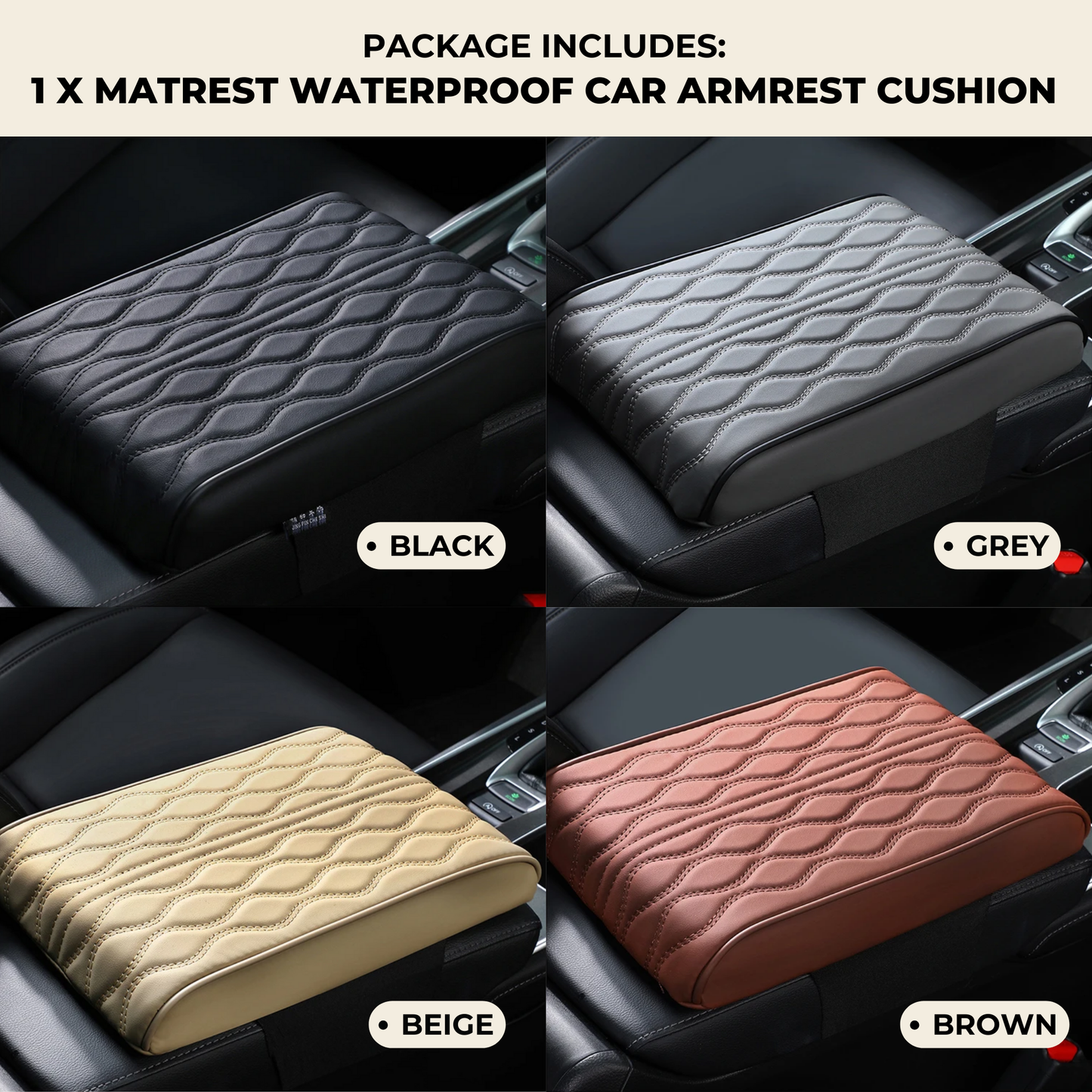 Wave Comfort Armrest Cushion