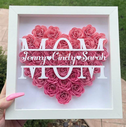 ⭐️ Boîte forme de coeur avec monogramme (cadeau de fête des mères)