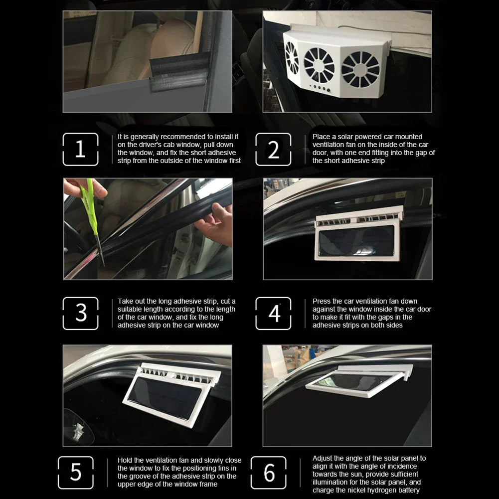 SunBreeze Auto™: Car cooler