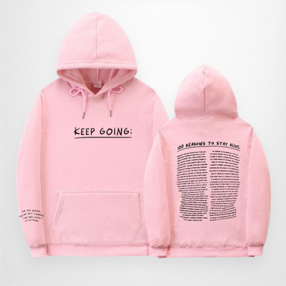 100 Reasons To Stay Alive Hoodie