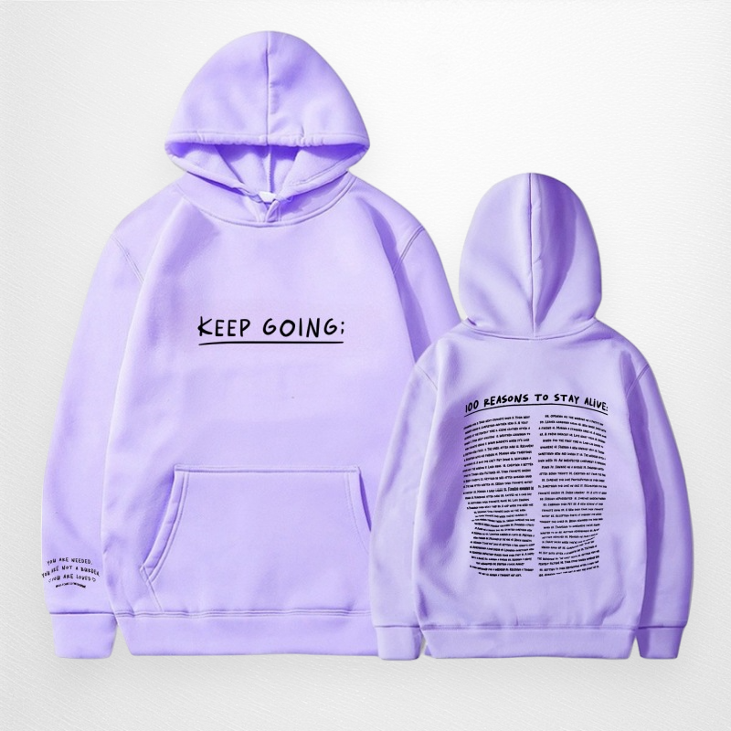 100 Reasons To Stay Alive Hoodie